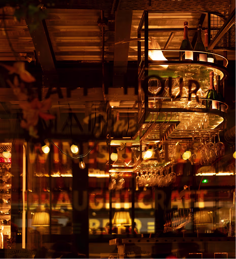 Warmly lit hospitality bar and event space at The Northern in Casino, NSW